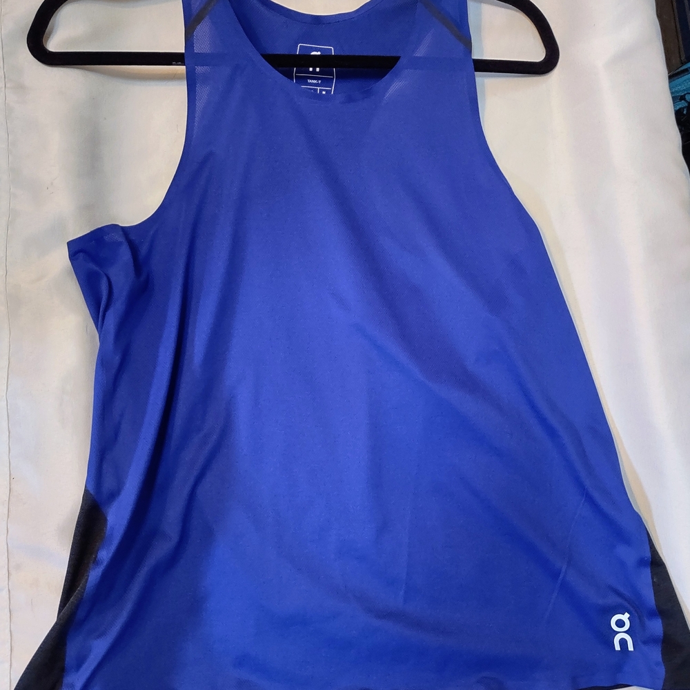 On Running Blue Tank Top